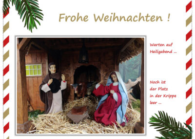 Weihnachten 2025 in Dörlinbach: Warten auf das Christkind … Euch allen ein frohes und gesegnetes Weihnachtsfest!