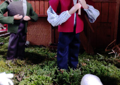 Die runderneuerte Dörlinbacher Kirchenkrippe lädt in diesem Jahr wahrlich zum Staunen ein. Sie vereint kreative Gestaltung, Detailreichtum und tiefgründige Symbolik.