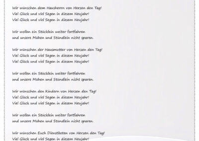 Die wohl gängigste Textversion stammt aus dem Dörlinbacher Heimatbuch von 1995, die gegenüber dem Original leicht abgewandelt wurde.