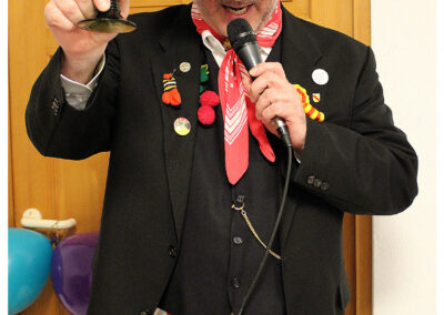 Impressionen vom Zunftmeister-Empfang im Ausbildungsraum der örtlichen Feuerwehr in der Alten Schule.