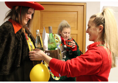Impressionen vom Zunftmeister-Empfang im Ausbildungsraum der örtlichen Feuerwehr in der Alten Schule.