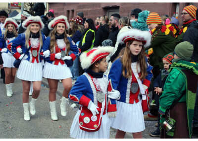 Impressionen vom großen Jubiläumsumzug mit anschießendem Narrentreiben im Narrendorf und in der Festhalle.