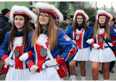 Impressionen vom großen Jubiläumsumzug mit anschießendem Narrentreiben im Narrendorf und in der Festhalle.