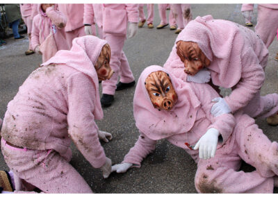 Impressionen vom großen Jubiläumsumzug mit anschießendem Narrentreiben im Narrendorf und in der Festhalle.