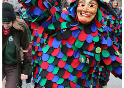 Impressionen vom großen Jubiläumsumzug mit anschießendem Narrentreiben im Narrendorf und in der Festhalle.
