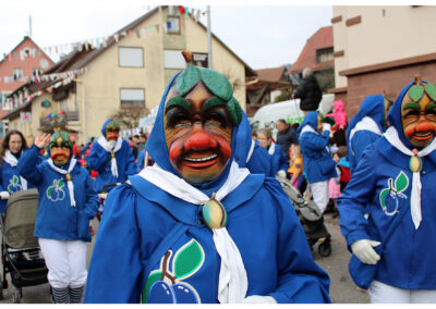 Impressionen vom großen Jubiläumsumzug mit anschießendem Narrentreiben im Narrendorf und in der Festhalle.