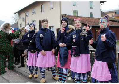 Impressionen vom großen Jubiläumsumzug mit anschießendem Narrentreiben im Narrendorf und in der Festhalle.