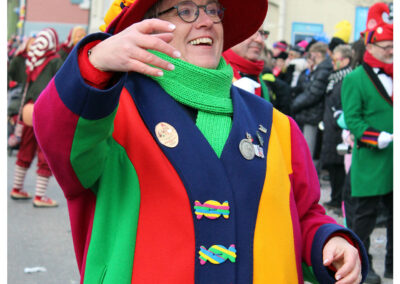 Impressionen vom großen Jubiläumsumzug mit anschießendem Narrentreiben im Narrendorf und in der Festhalle.