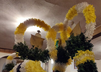 Impressionen vom Vorabendgottesdienst zu Palmsonntag mit Palmweihe in der Pfarrkirche St. Johannes.