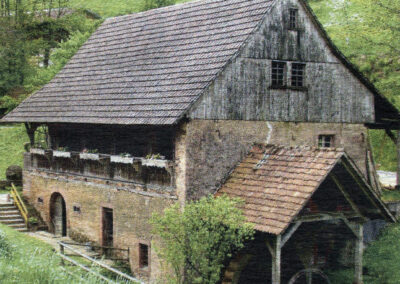 Juni 2004: Die Jägertonihofmühle stammt aus dem 18. Jahrhundert und ist noch heute voll funktionsfähig.