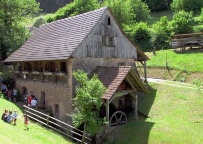 Juni 2022: Die Jägertonihofmühle. Am Mühlentag an Pfingsten ist die Mühle immer ein beliebter Anziehungspunkt.