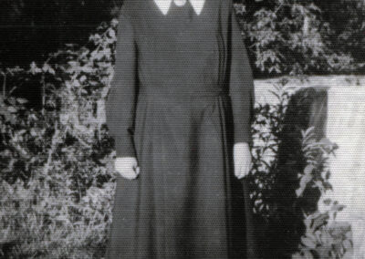 Schwester M. Fiatis (Maria Elisabeth Schätzle) im Jahre 1949, bevor sie nach Argentinien und Chile in die Mission ging.