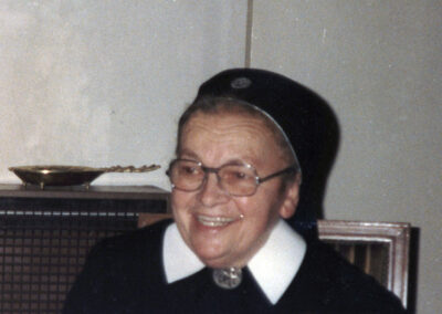 Das allerletzte Foto von Schwester M. Fiatis Schätzle. Der Schnappschuss wurde in San Isidro kurz vor ihrem Tod im Juli 1993 gemacht.